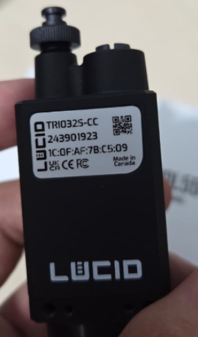 Camera serial number label (243901923)